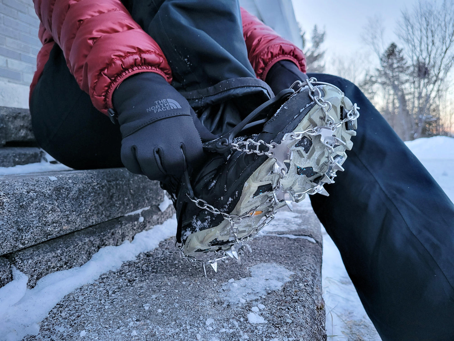 Snow Day Hiking Crampons