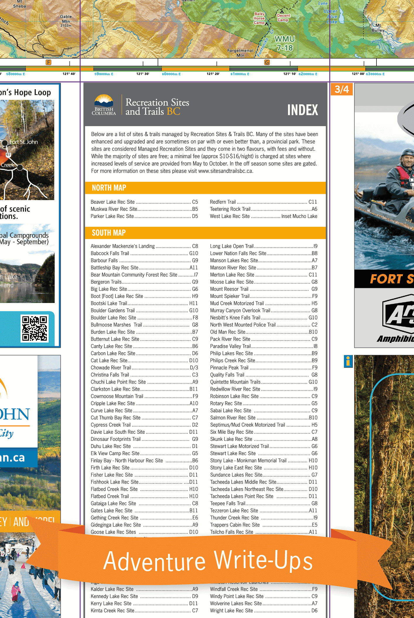 Northeastern BC - Recreation Map