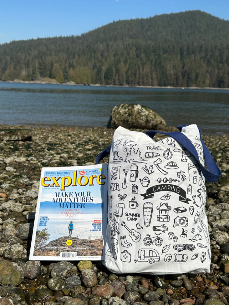 Let's Go Camping Tote Bag