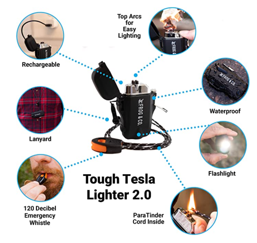 Tough Tesla Plasma-Arc Lighter 2.0