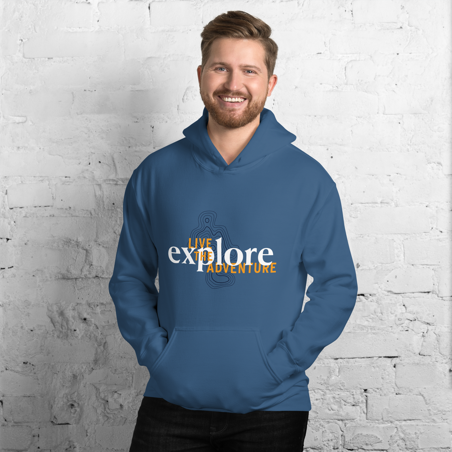 Explore Topography Hoodie