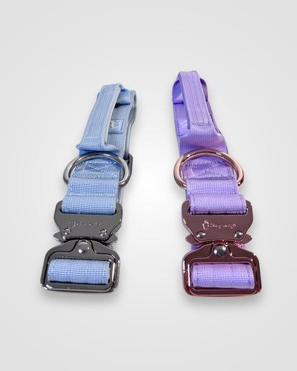 1.5" Tactical Collar with Handle - Lilac
