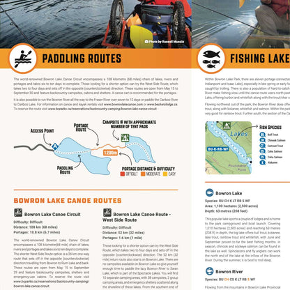Bowron Lake Provincial Park BC - Destination Map