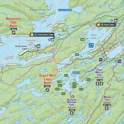 Kawartha Highlands Provincial Park Ontario - Park Map