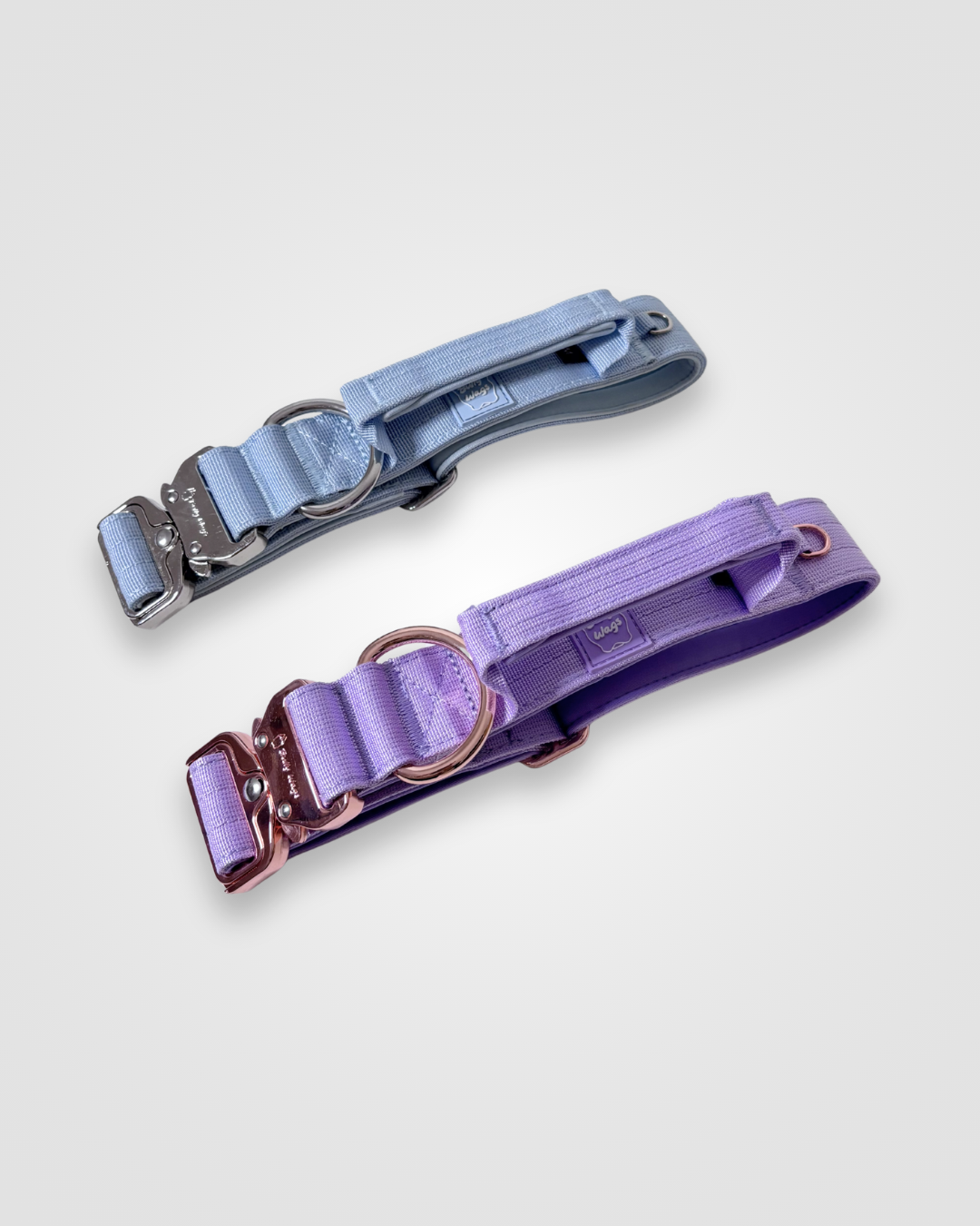 1.5" Tactical Collar with Handle - Lilac