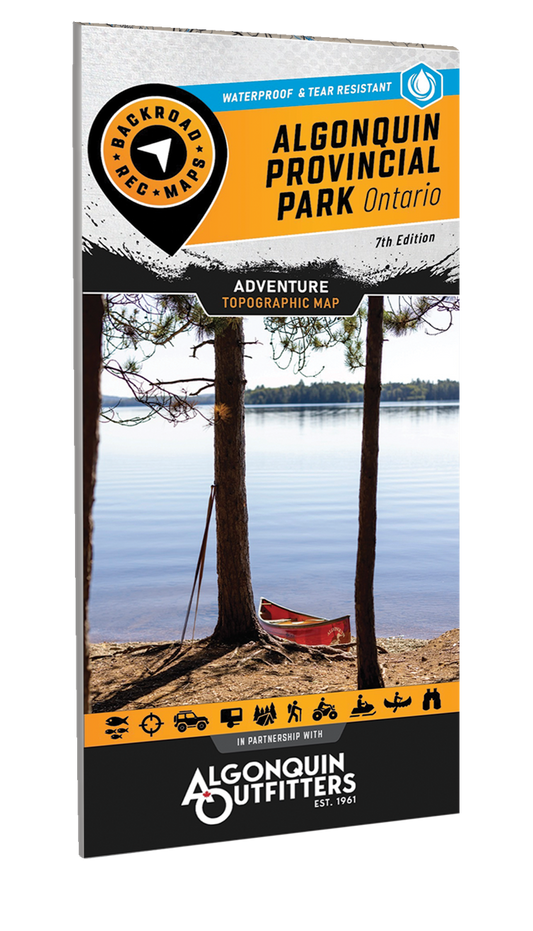 Algonquin Provincial Park Ontario - Recreation Map