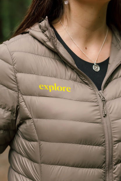 Women's Packable Down Jacket — Explore Magazine Edition