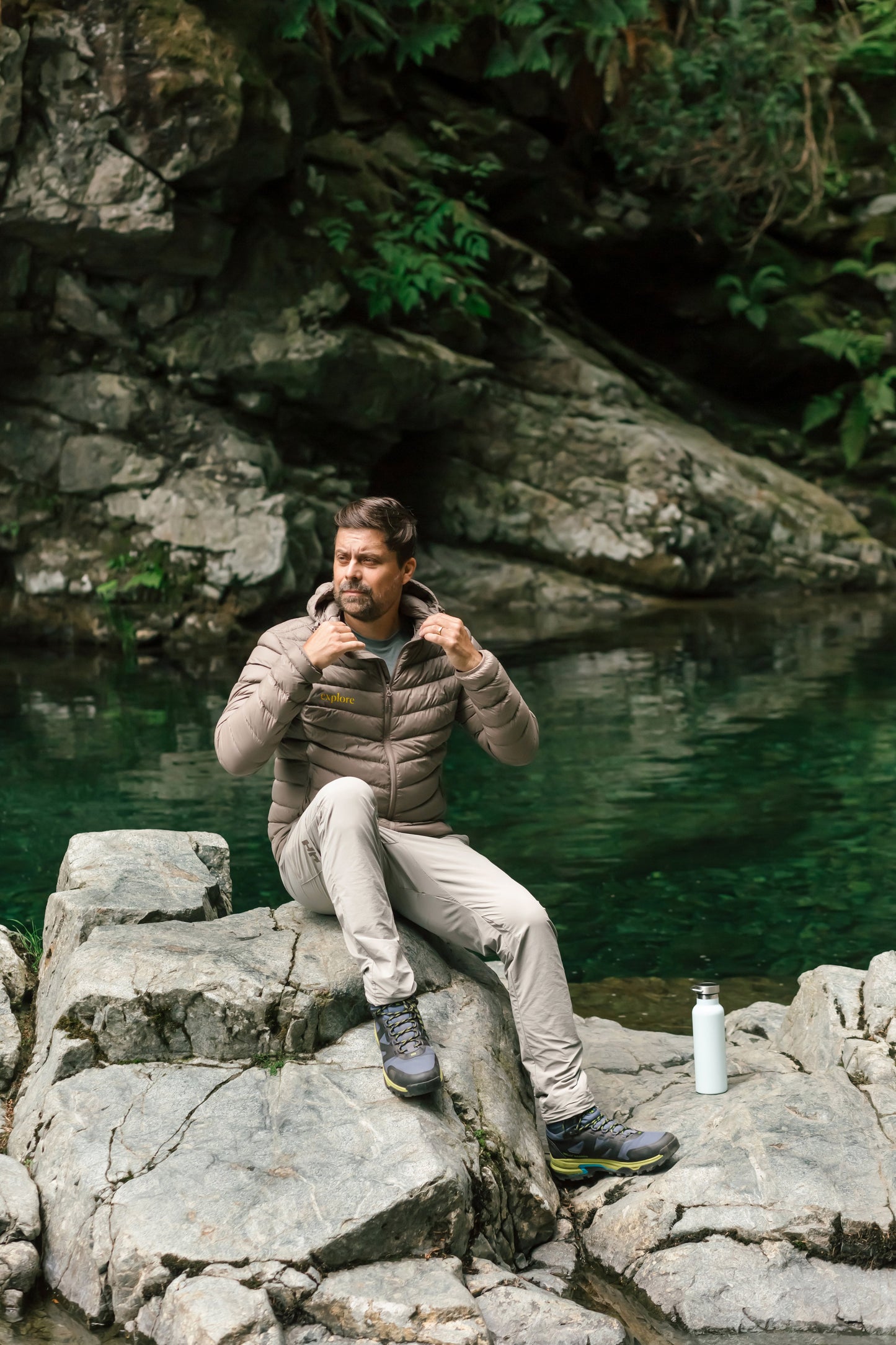 Men's Packable Down Jacket — Explore Magazine Edition