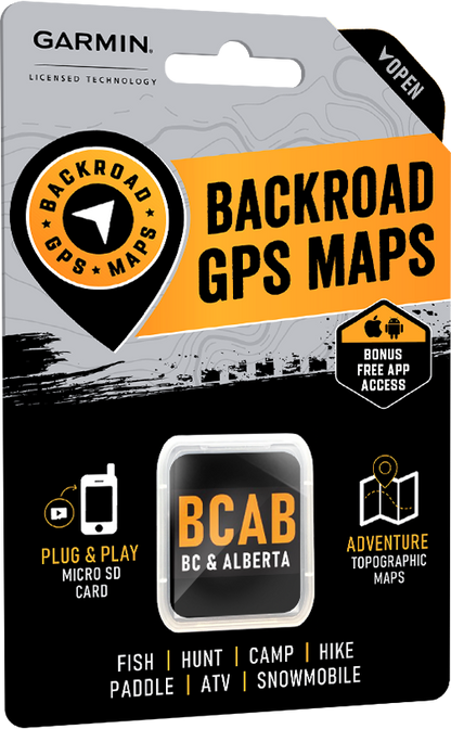 British Columbia & Alberta GPS Maps
