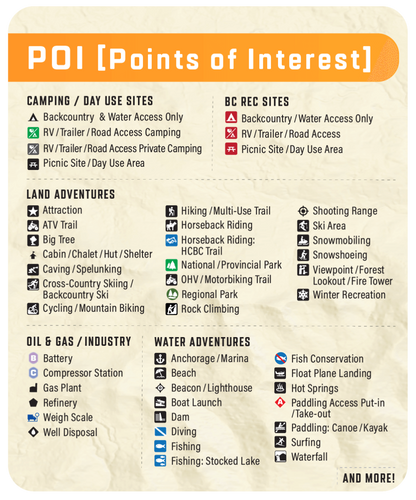 British Columbia & Alberta GPS Maps