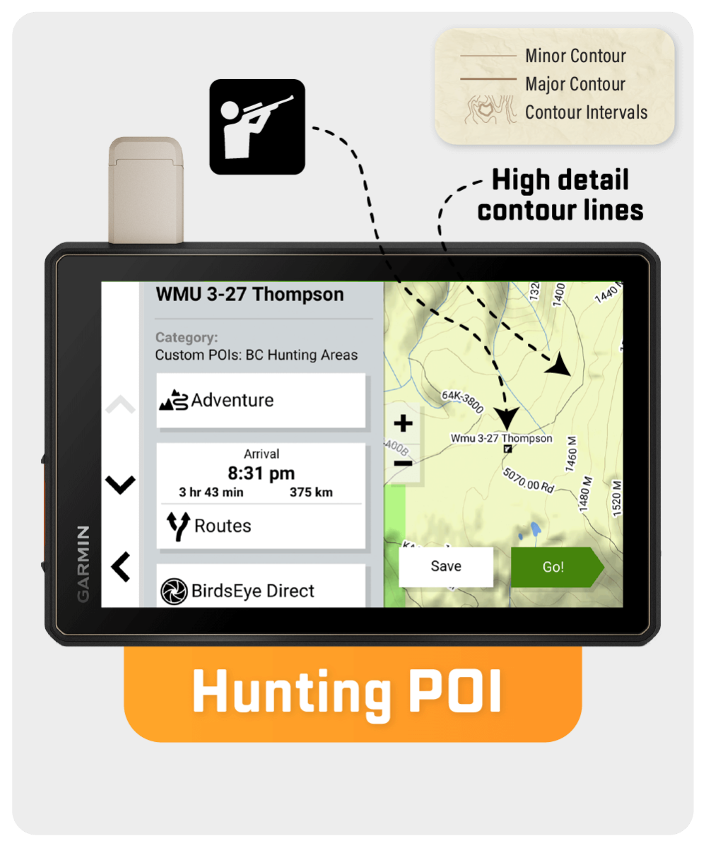 British Columbia GPS Maps