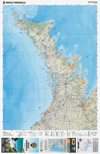 Bruce Peninsula Ontario - Destination Map