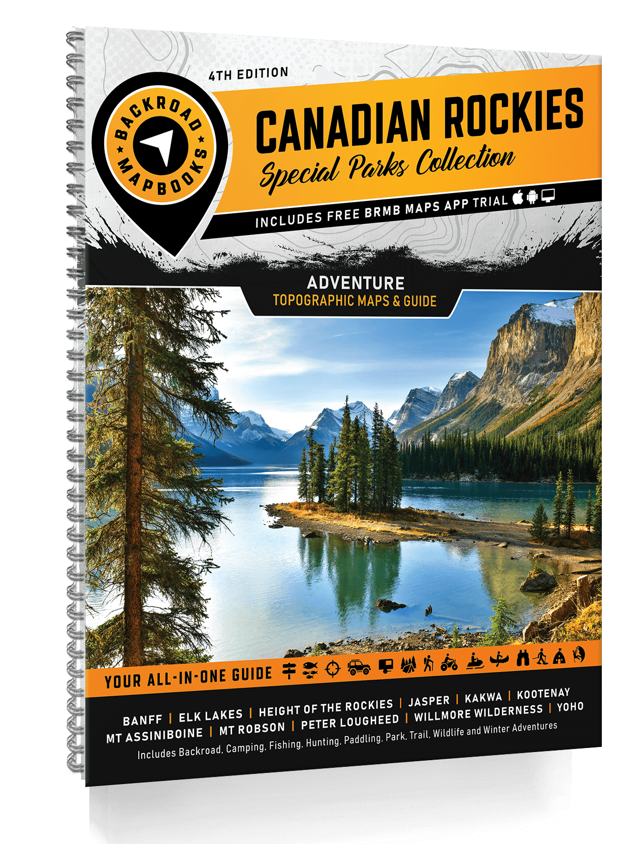 Canadian Rockies Backroad Mapbook