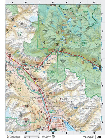 Canadian Rockies Backroad Mapbook