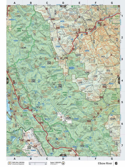Canadian Rockies Backroad Mapbook