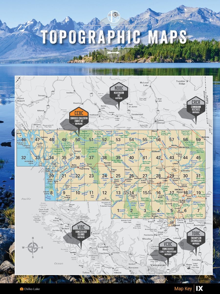 Cariboo Chilcotin Coast BC Backroad Mapbook