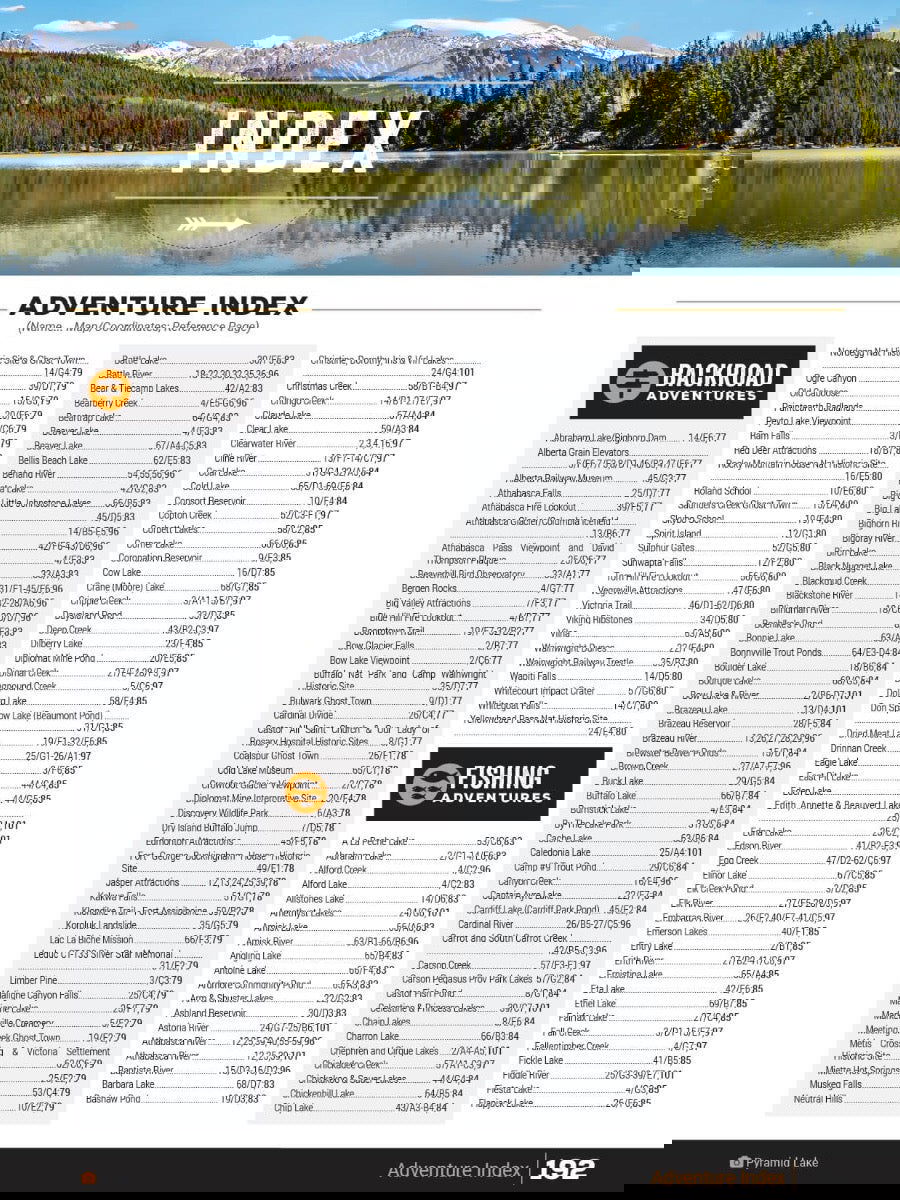 Central Alberta Backroad Mapbook