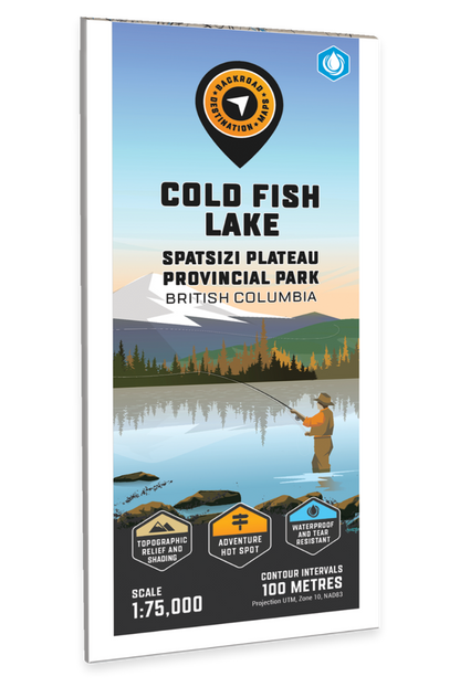 Cold Fish Lake (Spatsizi Plateau Provincial Park, BC) - Destination Map