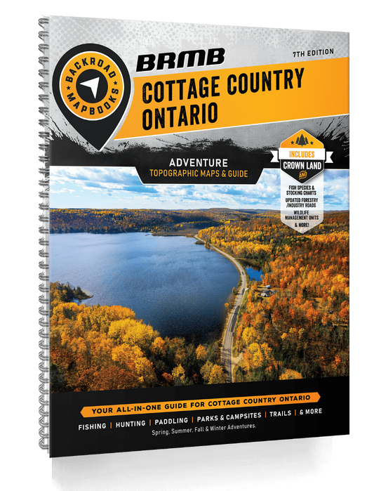 Cottage Country Ontario Backroad Mapbook