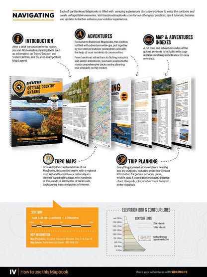 Cottage Country Ontario Backroad Mapbook