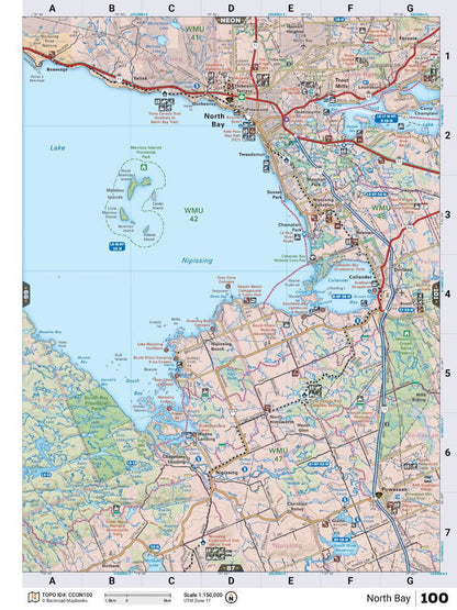 Cottage Country Ontario Backroad Mapbook