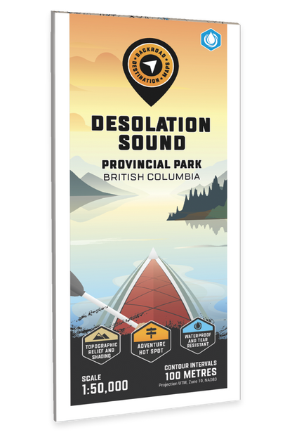 Desolation Sound Provincial Park BC - Destination Map