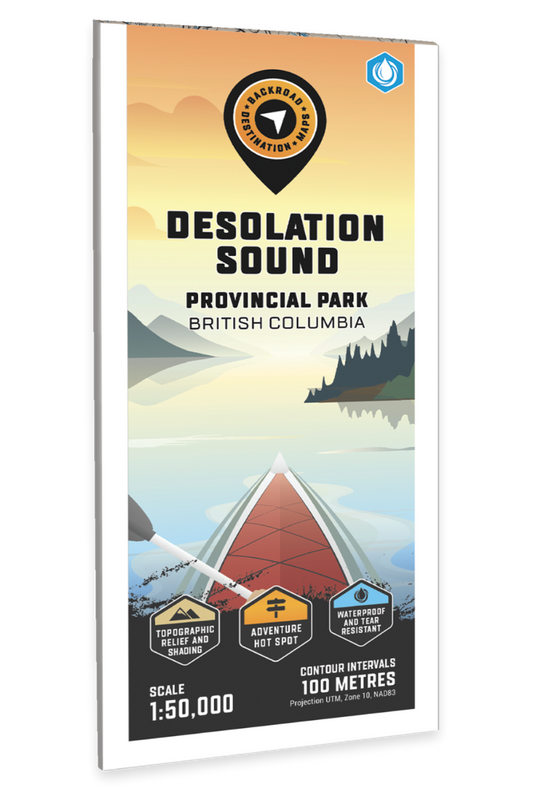 Desolation Sound Provincial Park BC - Destination Map