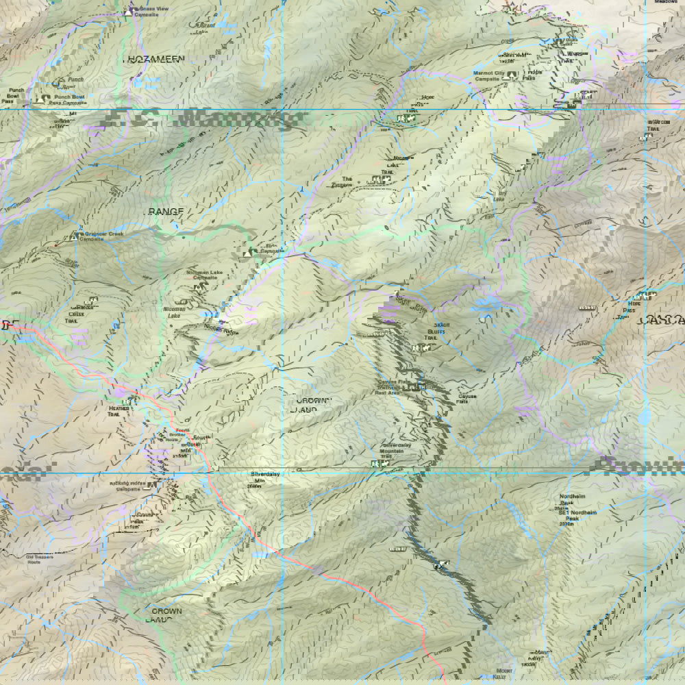 EC Manning & Skagit Valley Provincial Parks BC - Park Map