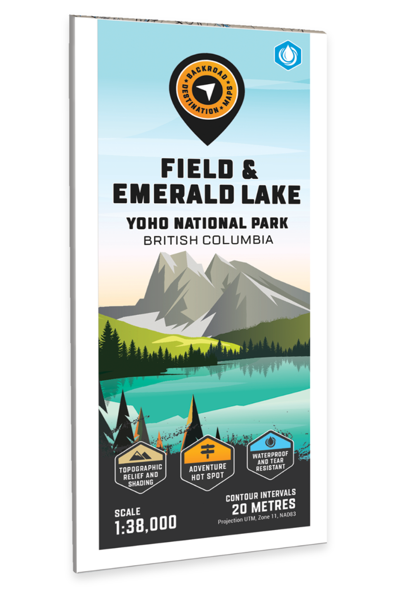 Field & Emerald Lake (Yoho National Park, BC) - Destination Map