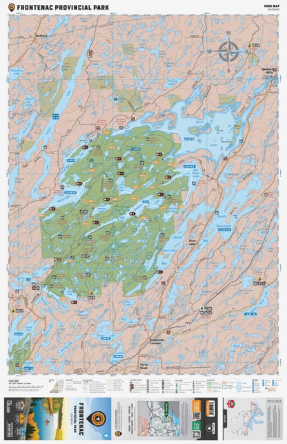 Frontenac Provincial Park Ontario - Park Map