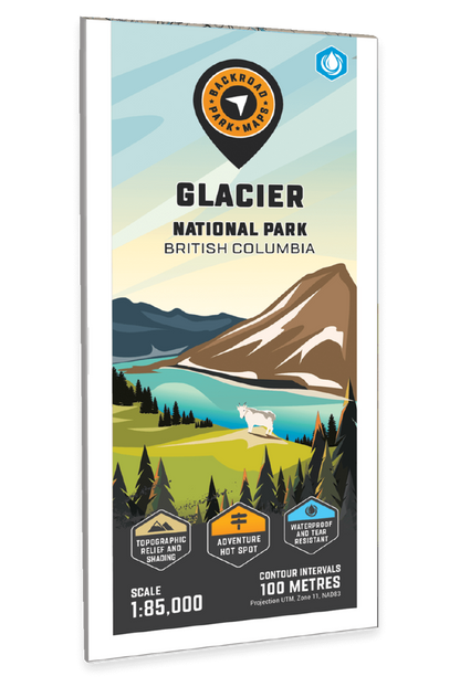 Glacier National Park BC - Park Map