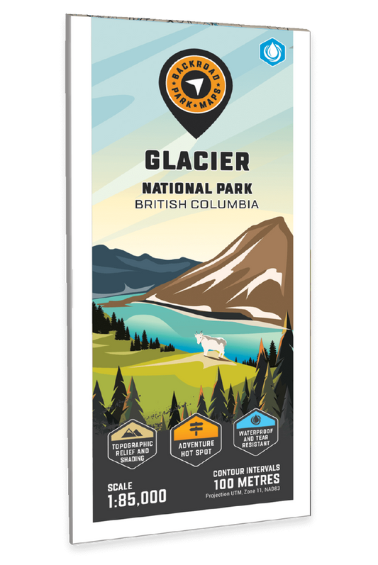 Glacier National Park BC - Park Map