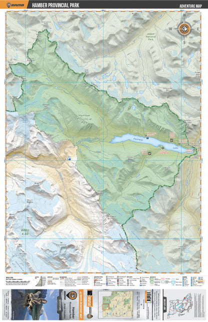 Hamber Provincial Park BC - Park Map