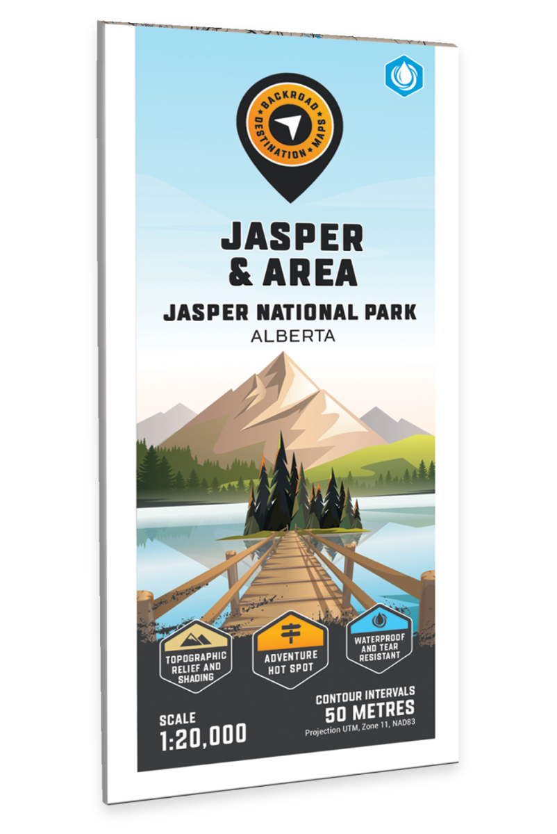 Jasper & Area (Jasper National Park Map, Alberta) - Destination Map