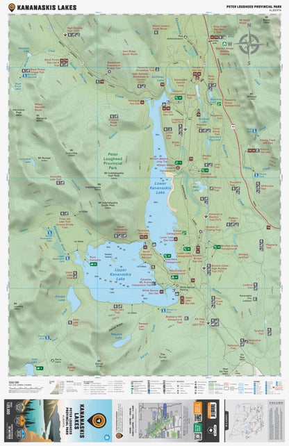 Kananaskis Lakes (Peter Lougheed Provincial Park, Alberta) - Destination Map
