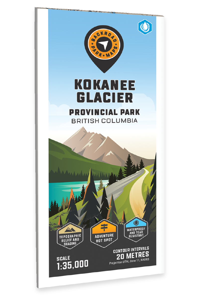Kokanee Glacier Provincial Park BC - Park Map