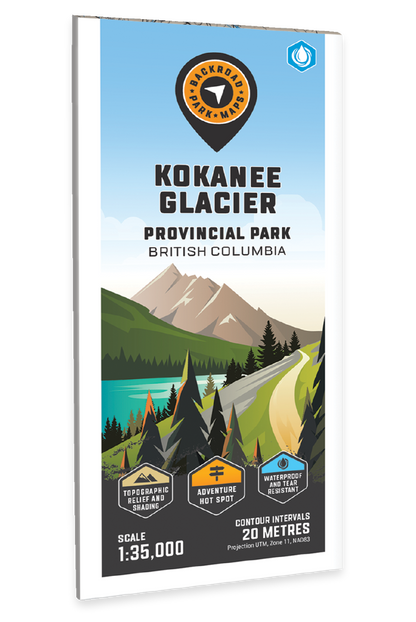 Kokanee Glacier Provincial Park BC - Park Map
