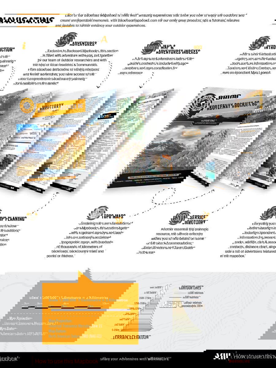 Kootenay Rockies BC Backroad Mapbook