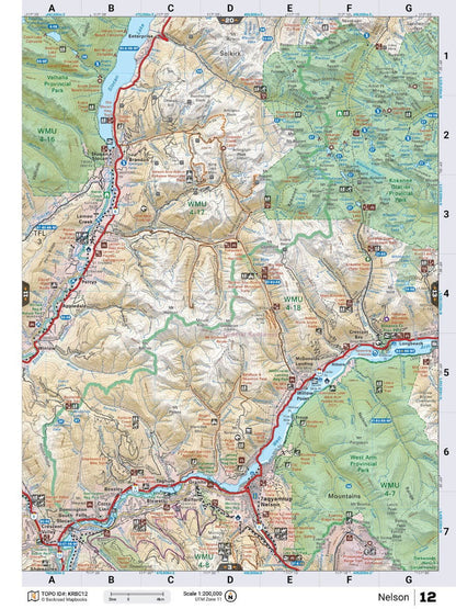 Kootenay Rockies BC Backroad Mapbook