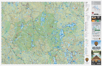 Lady Evelyn Smoothwater Provincial Park Ontario - Park Map