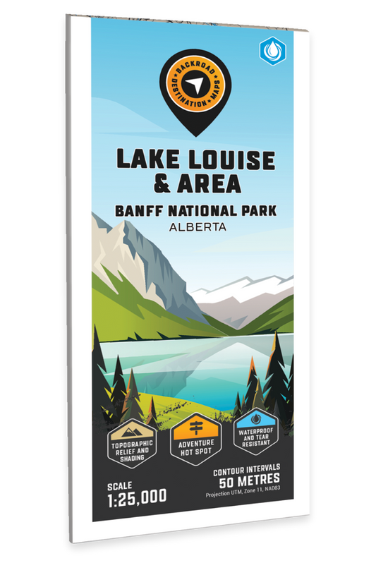 Lake Louise & Area (Banff National Park, Alberta) - Destination Map