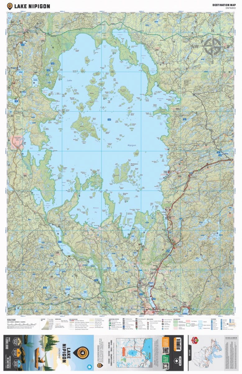 Lake Nipigon Ontario - Destination Map