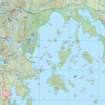 Lake Nipigon Ontario - Destination Map