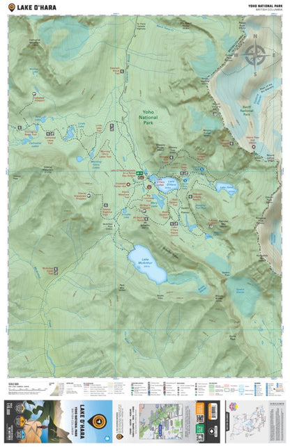 Lake O'Hara (Yoho National Park, BC) - Destination Map