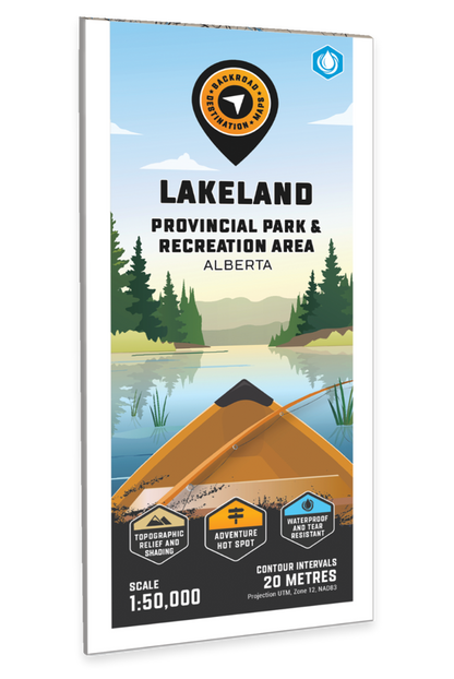 Lakeland Provincial Recreation Area Alberta - Destination Map