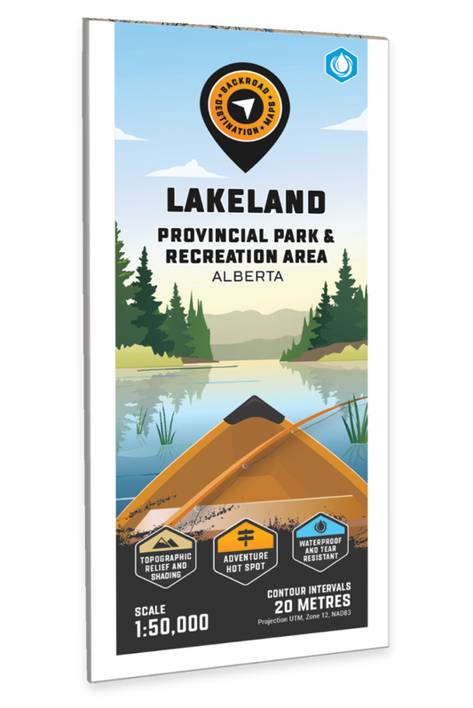Lakeland Provincial Recreation Area Alberta - Destination Map