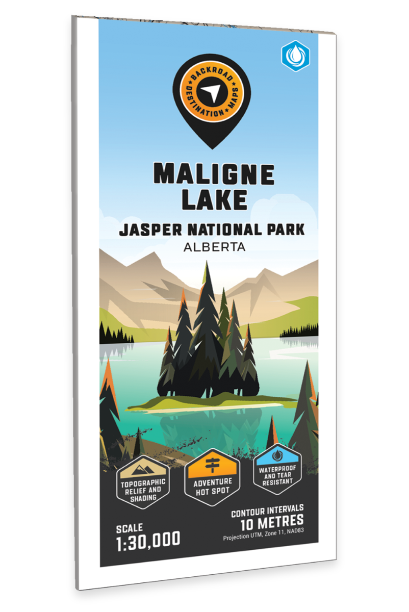 Maligne Lake (Jasper National Park, Alberta) - Destination Map