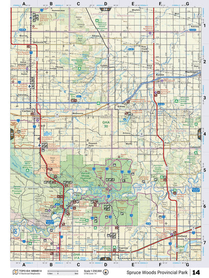 Manitoba Backroad Mapbook