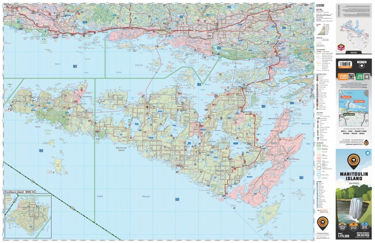 Manitoulin Island Ontario - Destination Map