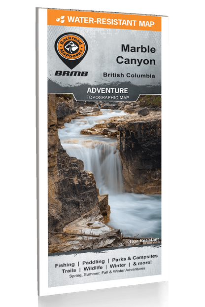 Marble Canyon (Kootenay National Park, BC) - Destination Map